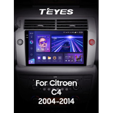 Android head unit Teyes CC3 6+128 Gb Citroen C4 LA LC C-Triomphe C-Quatre 2004-2014 9" 2k