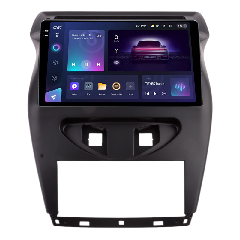 Android head unit Teyes CC3 6+128 Gb with 360° surround view° Citroen C4 C-triunfo C-Quatre 2012+ Black 10" 2k