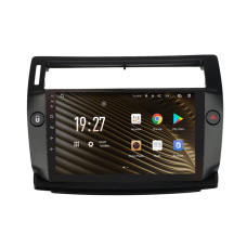 Android head unit SIGMA S9432 ANDROID 10 4+32 Gb 4G DSP Citroen C4 LA LC C-Triomphe C-Quatre 2004-2014 Black 9"