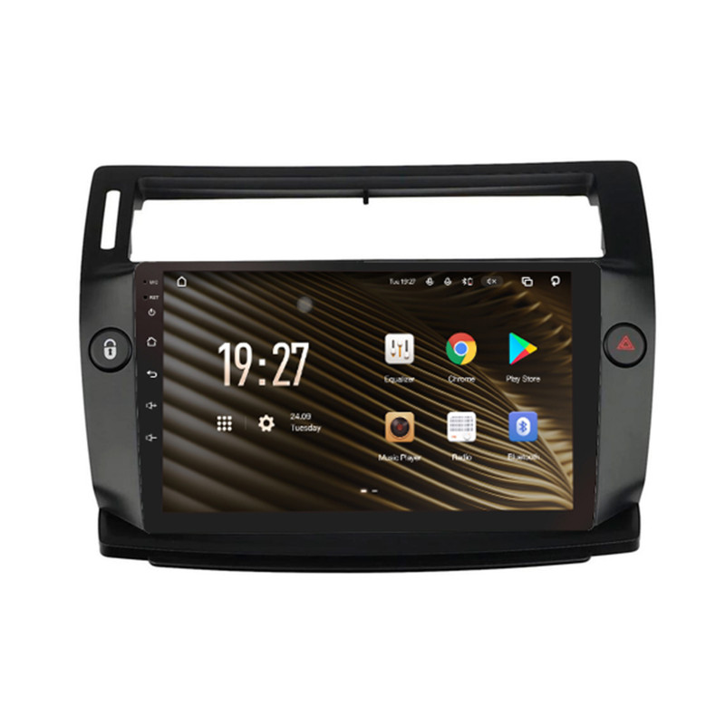 Android head unit SIGMA S9432 ANDROID 10 4+32 Gb 4G DSP Citroen C4 LA LC C-Triomphe C-Quatre 2004-2014 Black 9"