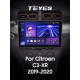Android head unit Teyes CC3 6+128 Gb with 360° surround view° Citroen C3-XR (F1) 2019-2020 10" 2k