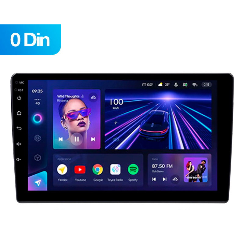 Android head unit Teyes CC3 4+64 Gb Citroen C5 2 (F2) (0Din) 2008-2017 10" 0din