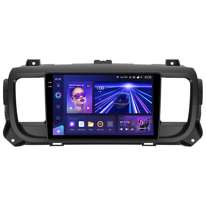Android head unit Teyes CC3 4+32 Gb Citroen Jumpy III 3 SpaceTourer 1 / Peugeot Expert III 3 2016-2021 9" 2k (L1)