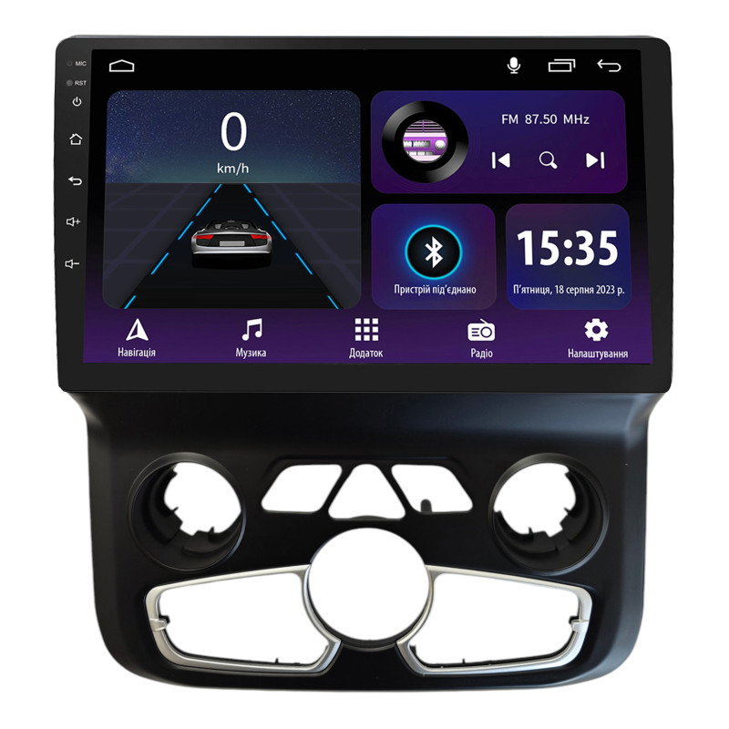 Android head unit SIGMA E9232 ANDROID 10 2+32 Gb Dodge RAM 1500 2500 3500 4500 5500 2013-2019 AT AC Black 9"