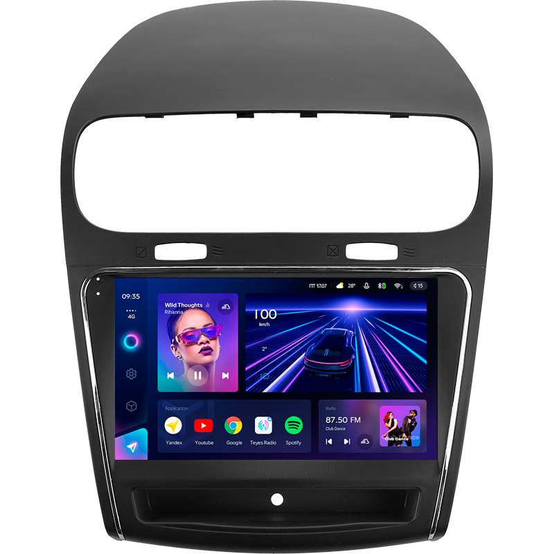 Android head unit Teyes CC3 4+32 Gb Dodge Journey JC 2011-2020 9" (L2)