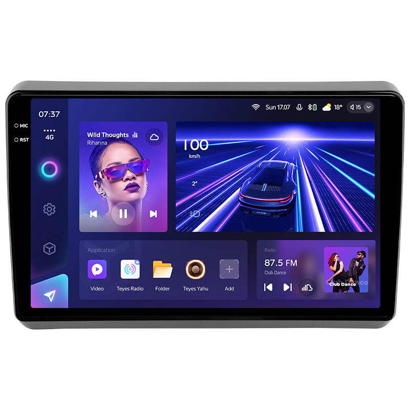 Android head unit Teyes CC3 6+128 Gb with 360° surround view° Dodge Dart 2012 - 2016 9" 2k