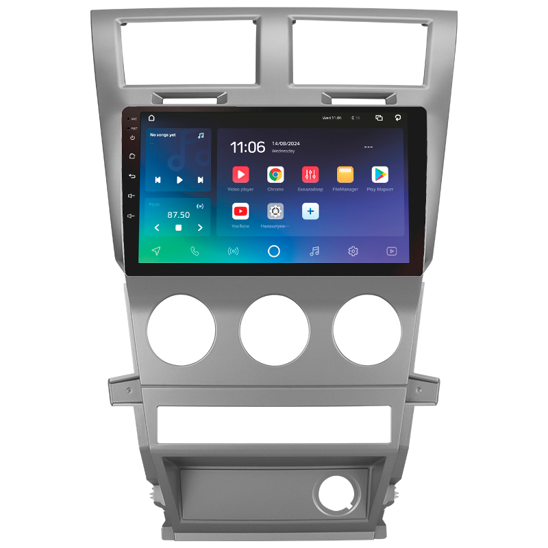 Android head unit SIGMA X9432 ANDROID 10 4+32 Gb 4G DSP Dodge Avenger JS 2007-2010 For Dodge Nitro 2006-2011 9" (L3)
