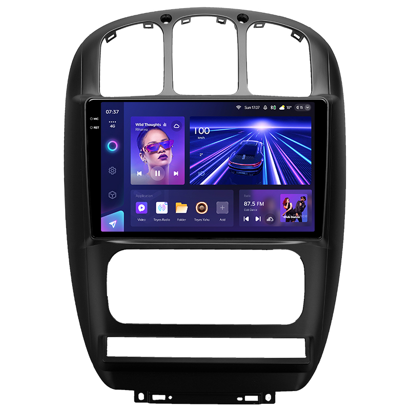 Android head unit Teyes CC3 4+32 Gb Dodge Caravan 4 For Chrysler Voyager RG RS For Town and Country RS 2000-2007 (B) 10" 2k (L1)