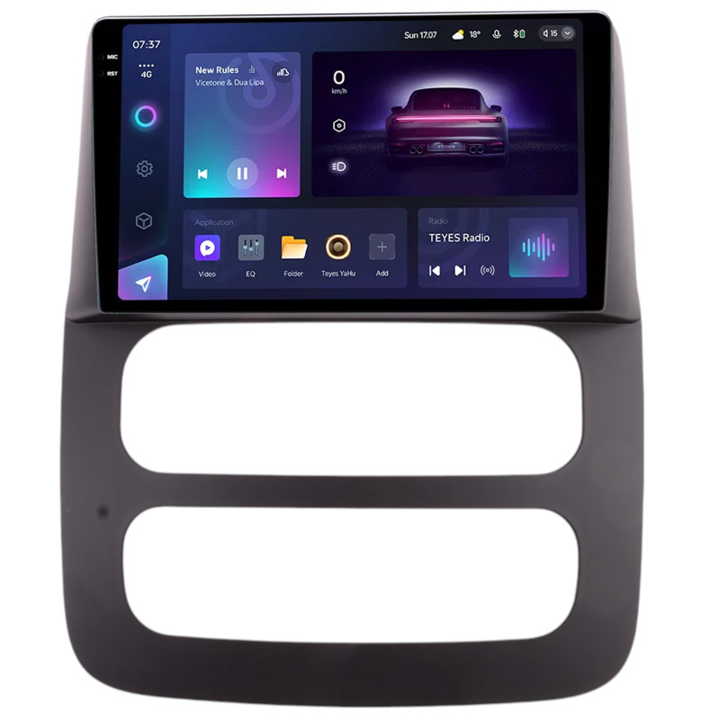 Android head unit Teyes CC3 6+128 Gb Dodge RAM 2002-2005 Black 9" 2k