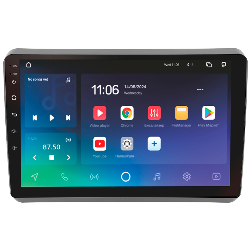 Android head unit SIGMA X9432 ANDROID 10 4+32 Gb 4G DSP Dodge Dart 2012 - 2016 9"