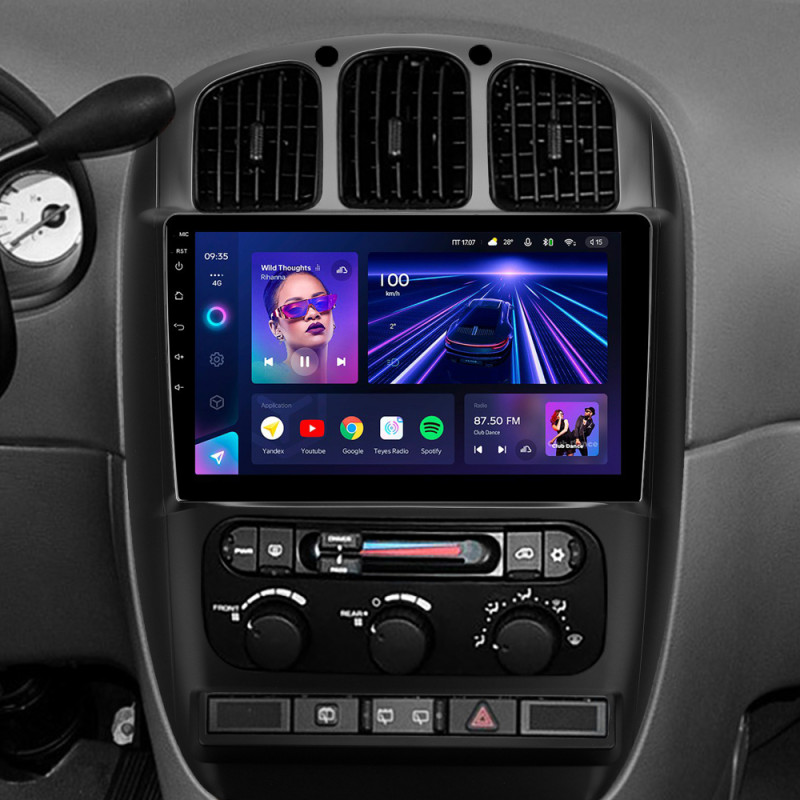 Android head unit Teyes CC3 4+32 Gb Dodge Caravan 4 For Chrysler Voyager RG RS For Town and Country RS 2000-2007 (A) 10" (L1)