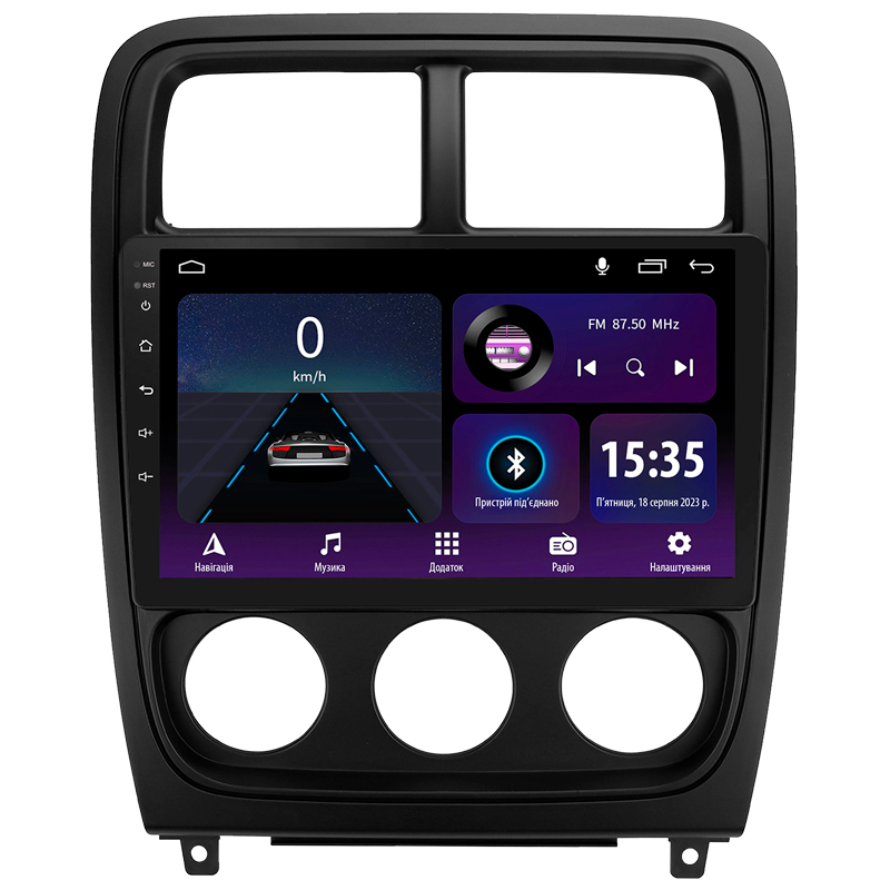 Android head unit SIGMA E9232 ANDROID 10 2+32 Gb Dodge Caliber PM 2009 - 2013 9" (L2)