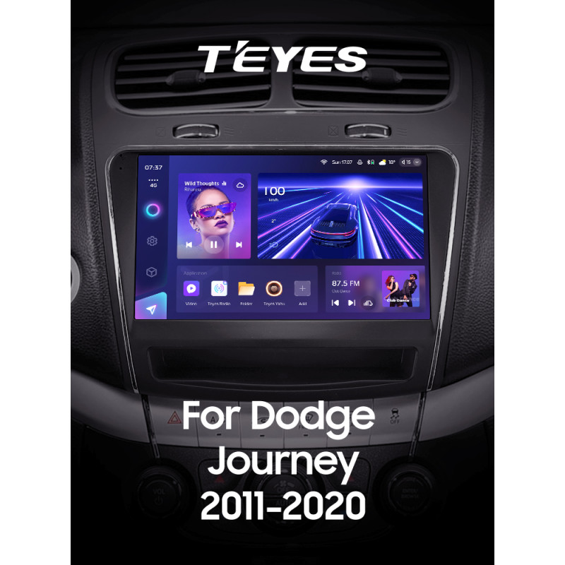 Android head unit Teyes CC3 4+32 Gb Dodge Journey JC 2011-2020 9" 2k (L2)