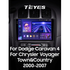 Android head unit Teyes CC3 4+32 Gb Dodge Caravan 4 For Chrysler Voyager RG RS For Town and Country RS 2000-2007 (B) 10" 2k (L1)