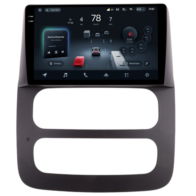 Android head unit Teyes CC4 Pro 8+128 Gb Dodge RAM 2002-2005 Black 9" 2k