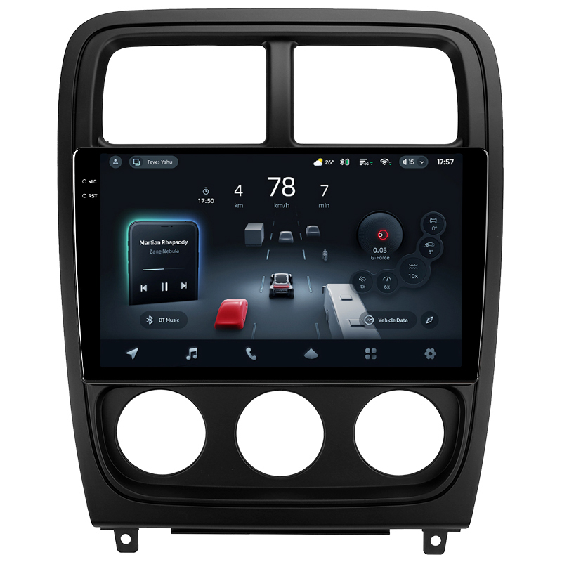 Android head unit Teyes CC4 Pro 8+128 Gb Dodge Caliber PM 2009 - 2013 9" 2k (L2)