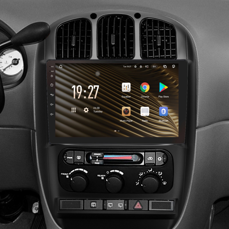 Android head unit SIGMA S10432 ANDROID 10 4+32 Gb 4G DSP Dodge Caravan 4 For Chrysler Voyager RG RS For Town and Country RS 2000-2007 (B) 10" (L1)
