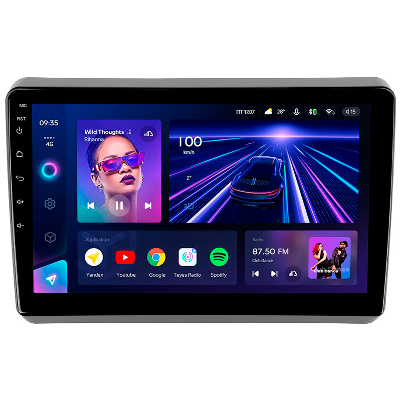 Android head unit Teyes CC3 4+32 Gb Dodge Dart 2012 - 2016 9"