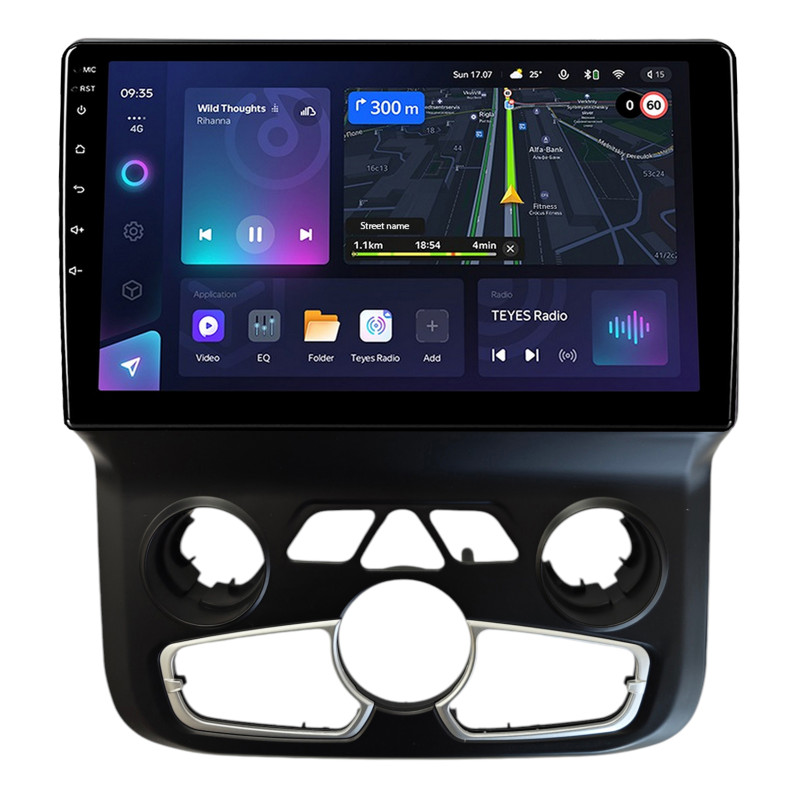 Android head unit Teyes CC3L 4+32 Gb Dodge RAM 1500 2500 3500 4500 5500 2013-2019 AT AC Black 9"