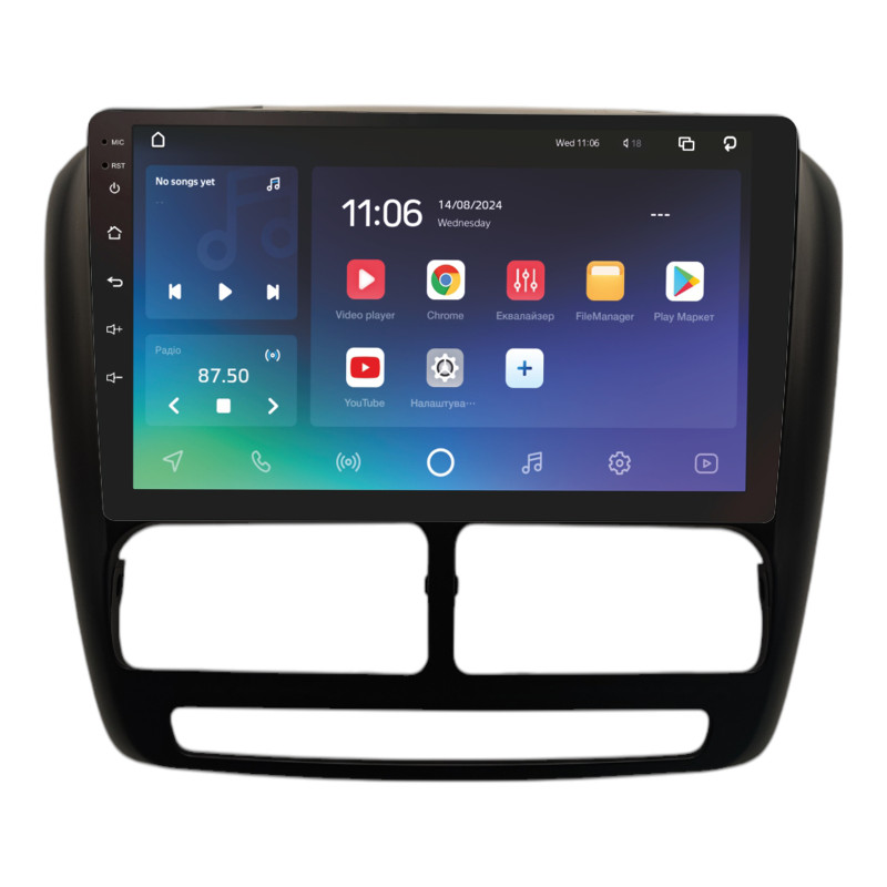 Android head unit SIGMA X9432 ANDROID 10 4+32 Gb 4G DSP Fiat DOBLO 2010-2015 OPEL COMBO 2011-2018 9"