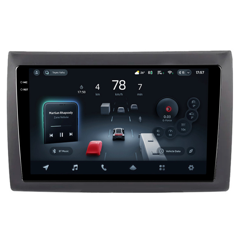 Android head unit Teyes CC4 Pro 8+128 Gb Fiat Stilo 2001-2010 9" 2k