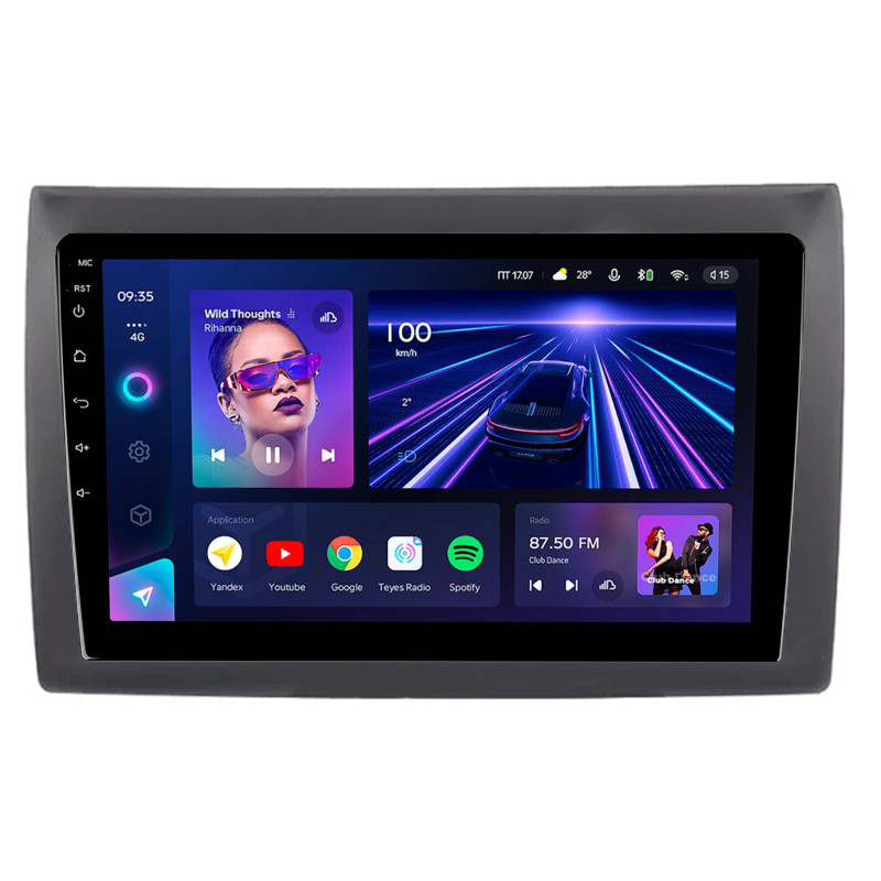Android head unit Teyes CC3 4+32 Gb Fiat Stilo 2001-2010 9"