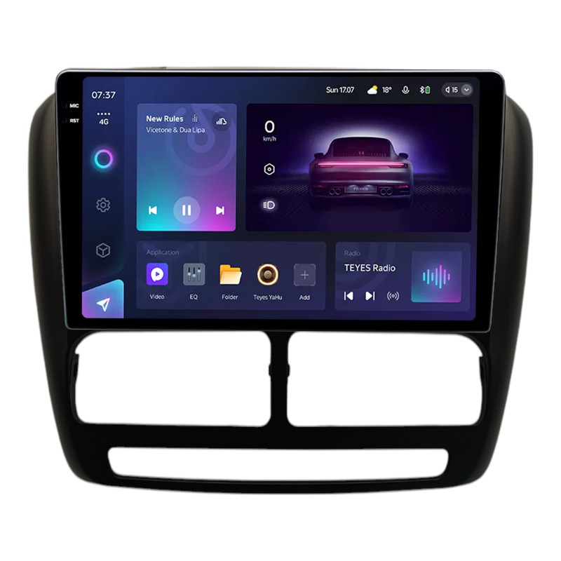 Android head unit Teyes CC3 6+128 Gb with 360° surround view° Fiat DOBLO 2010-2015 OPEL COMBO 2011-2018 9" 2k