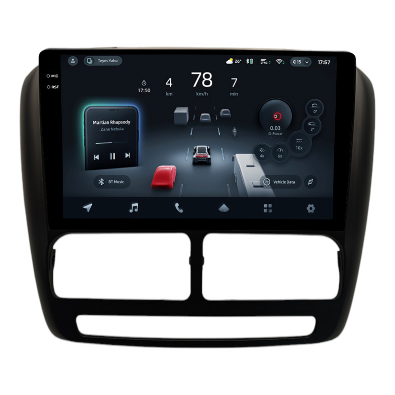 Android head unit Teyes CC4 Pro 8+128 Gb Fiat DOBLO 2010-2015 OPEL COMBO 2011-2018 9" 2k