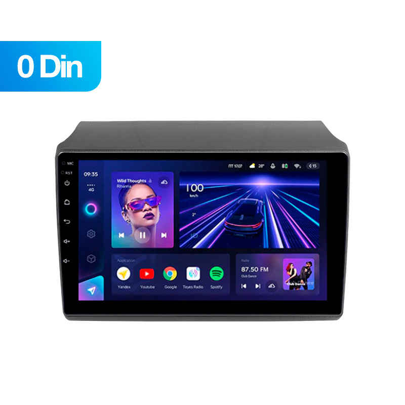 Android head unit Teyes CC3 4+64 Gb Fiat Ducato 3 For Peugeot Boxer 2 For Citroen Jumper 2 (0 Din) 2011-2022 (B) 9" 0din
