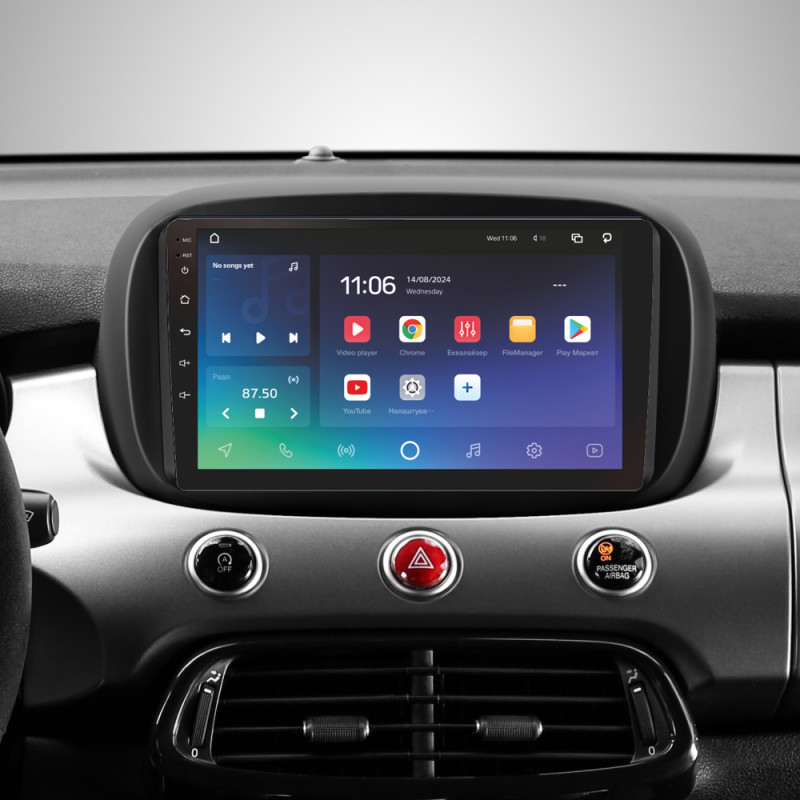Android head unit SIGMA X9432 ANDROID 10 4+32 Gb 4G DSP Fiat 500X 2014-2020 9" (L1)