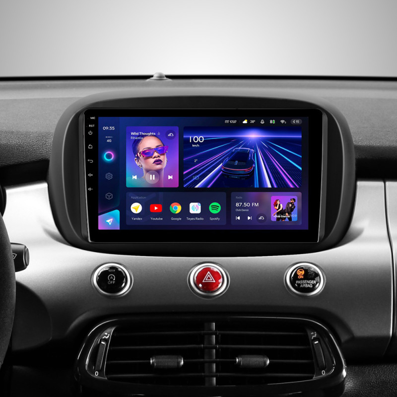 Android head unit Teyes CC3 4+32 Gb Fiat 500X 2014-2020 9" (L1)