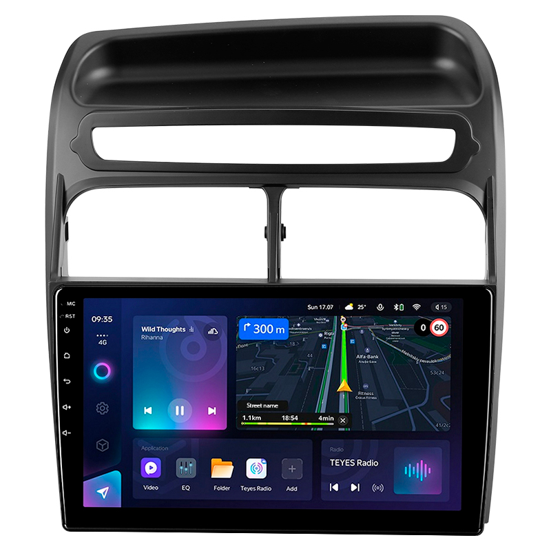 Android head unit Teyes CC3L 4+64 Gb Fiat Linea 2006-2012 9" (L1)