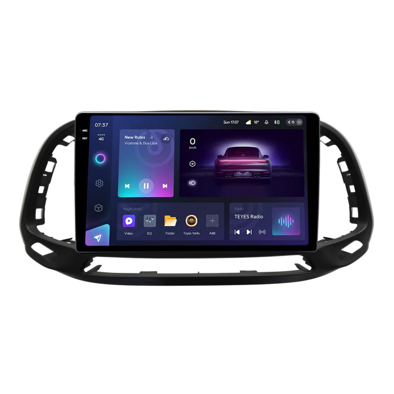 Android head unit Teyes CC3 6+128 Gb with 360° surround view° Fiat Doblo 2015-2023 9" 2k