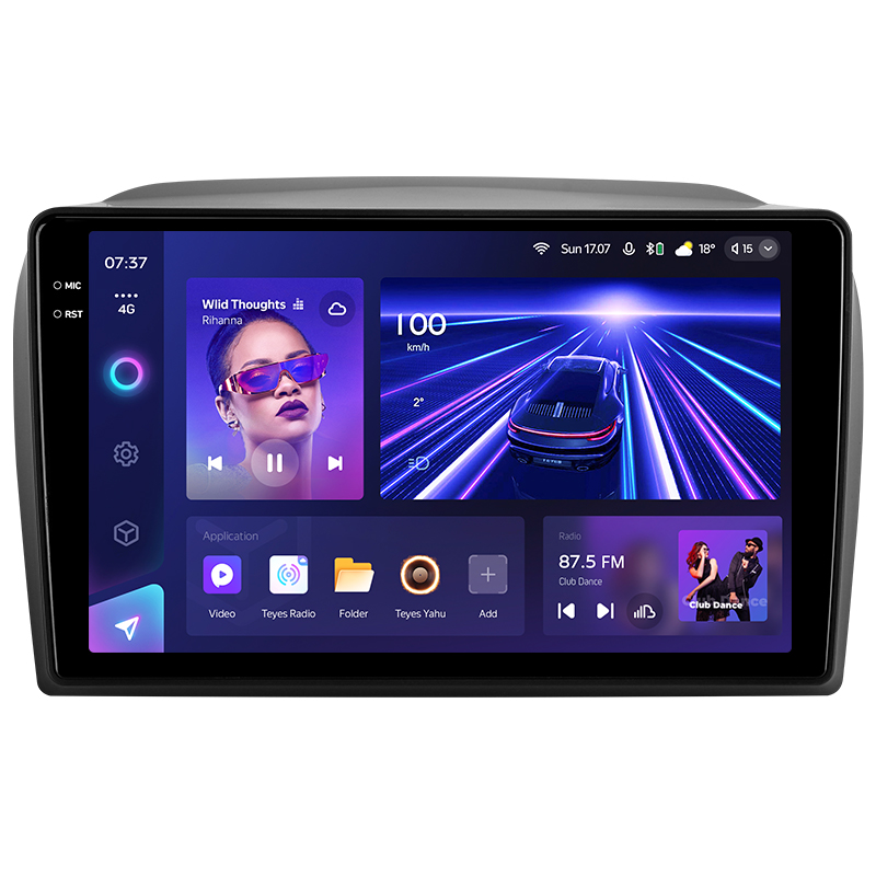 Android head unit Teyes CC3 6+128 Gb Fiat Doblo 2 II 263 2009-2015 9" 2k (L1)