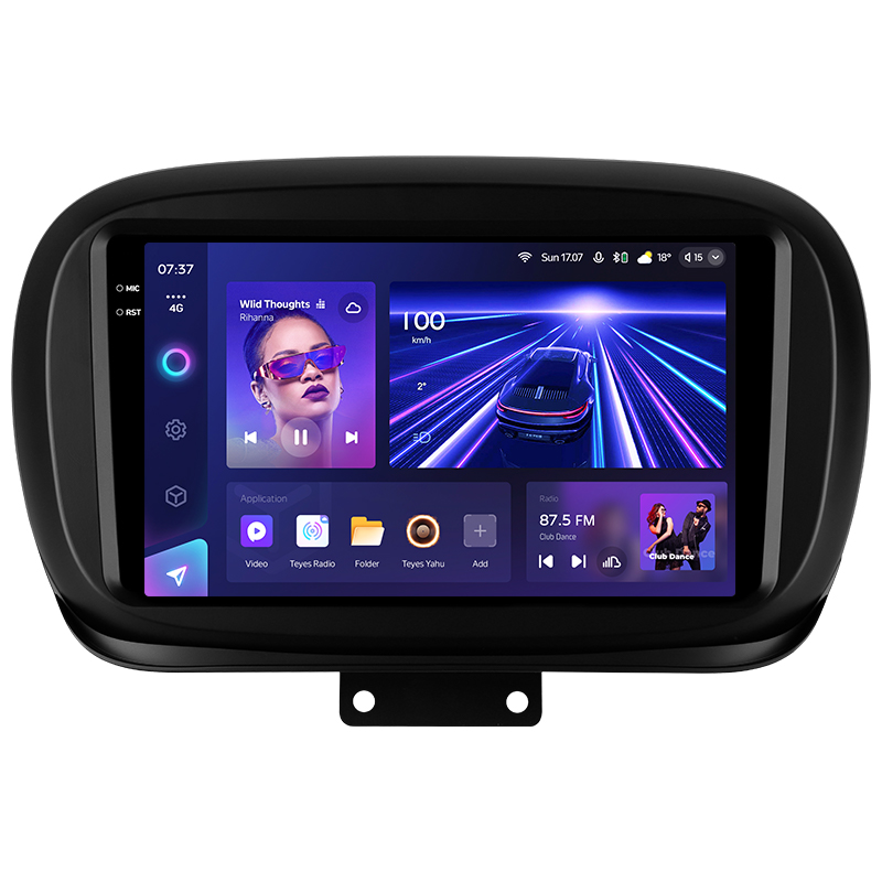 Android head unit Teyes CC3 4+64 Gb Fiat 500X 2014-2020 9" 2k (L1)