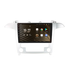 Android head unit SIGMA S9432 ANDROID 10 4+32 Gb 4G DSP Ford S-MAX 1 2006-2015 (F1) Silver 9"