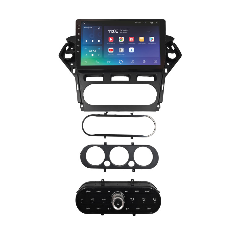 Android head unit SIGMA X10432 ANDROID 10 4+32 Gb 4G DSP Ford Mondeo 4 2010-2014 Full Set AT AC Black with touch 10" (L1)