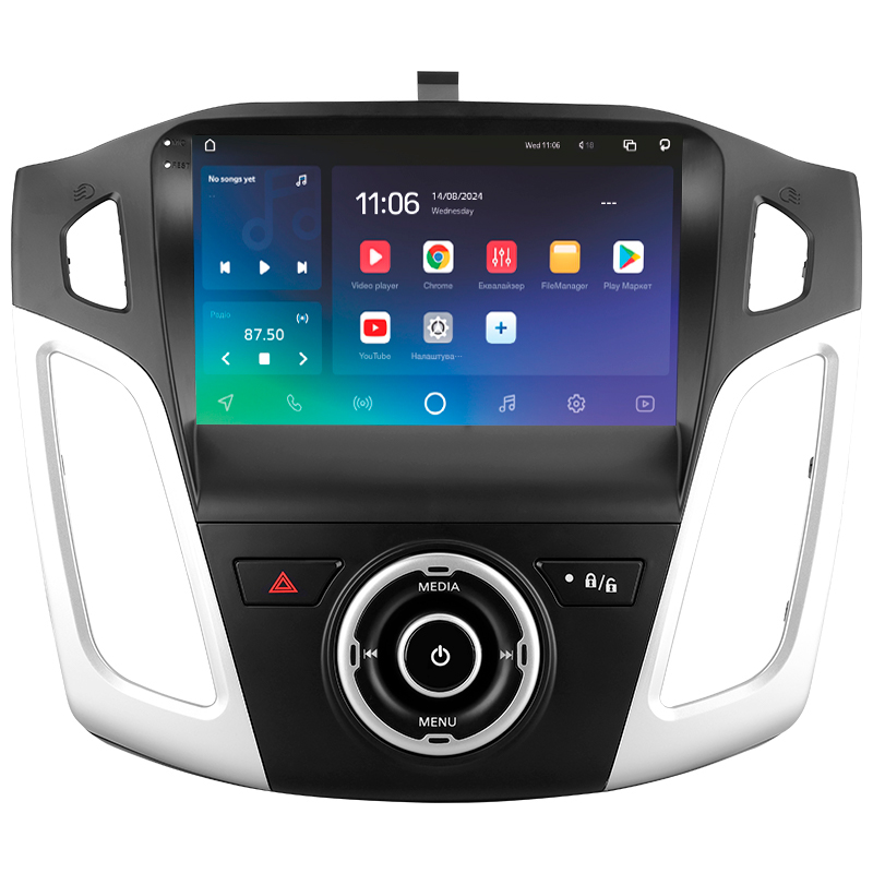 Android head unit SIGMA X9432 ANDROID 10 4+32 Gb 4G DSP Ford Focus 3 Mk 3 2011-2019 9" (L1)