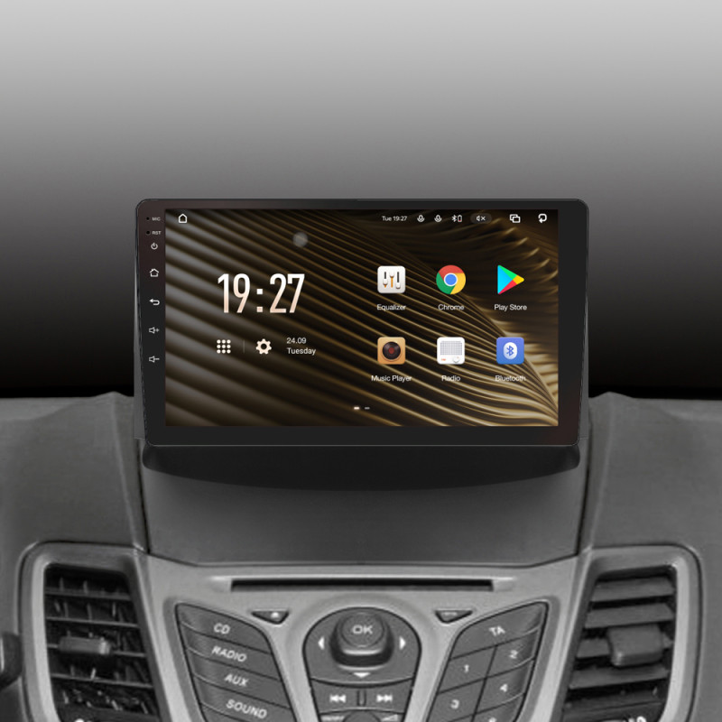Android head unit SIGMA S9432 ANDROID 10 4+32 Gb 4G DSP Ford Fiesta Mk 6 (F1) 2009-2018 (B) 9"