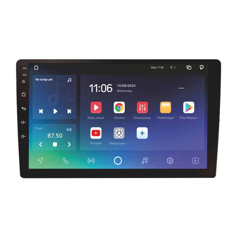 Android head unit SIGMA X9464 ANDROID 10 4+64 Gb 4G DSP Ford Focus 4 2018+ 9"