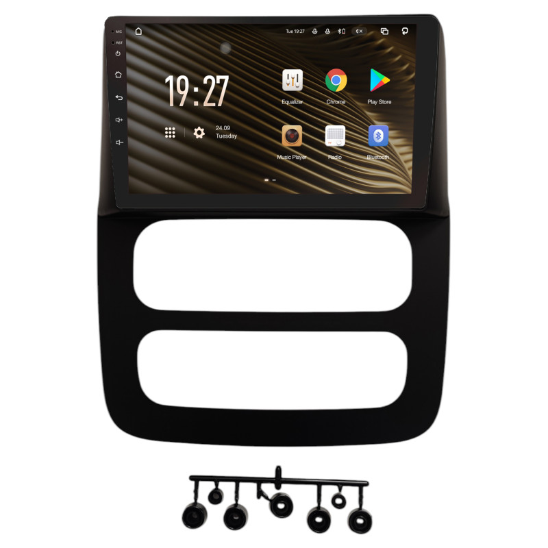 Android head unit SIGMA S10432 ANDROID 10 4+32 Gb 4G DSP Ford Focus 2 2005-2011 Black 10"