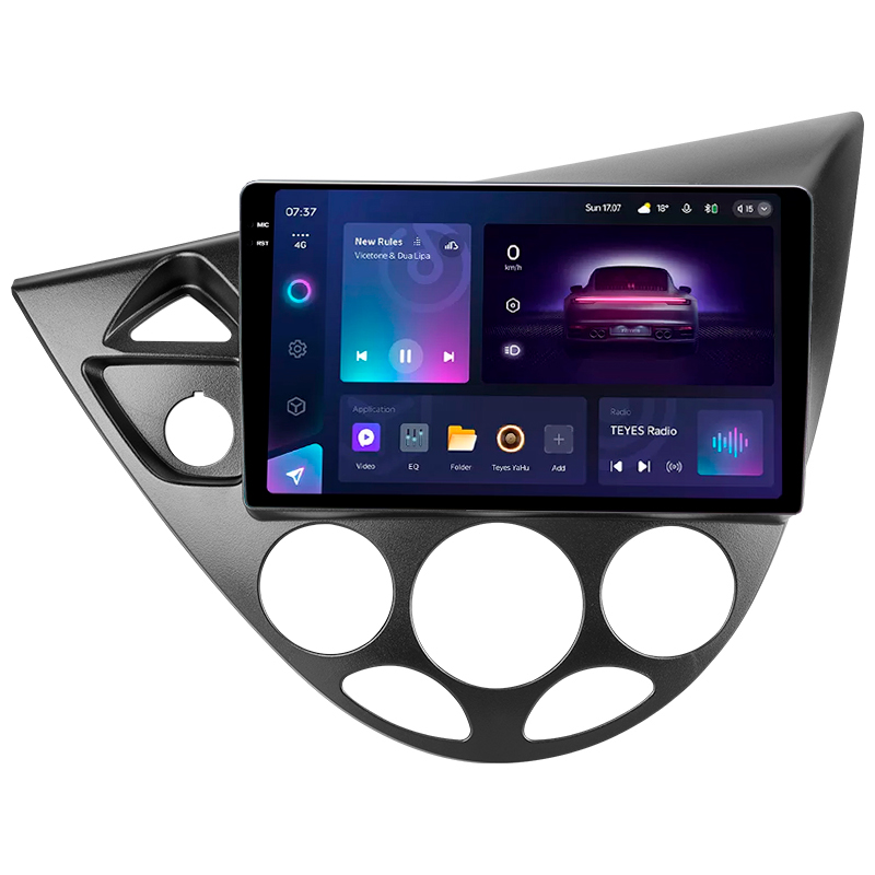 Android head unit Teyes CC3 6+128 Gb with 360° surround view° Ford Focus 1 (Left hand driver) 1998-2005 9" 2k