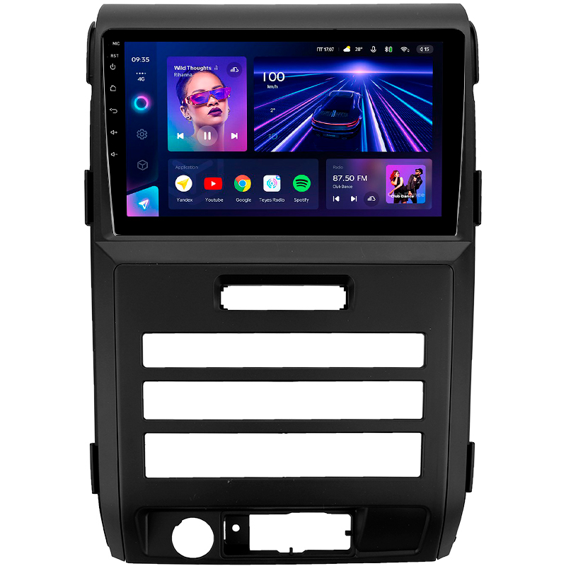 Android head unit Teyes CC3 4+32 Gb Ford F150 P415 Raptor 2008-2014 (F1) 9" (L2)