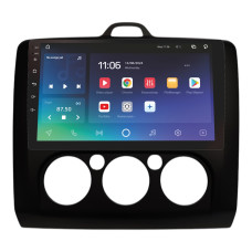 Android head unit SIGMA X9464 ANDROID 10 4+64 Gb 4G DSP Ford Focus 2 2004-2014 MT AC Black 9"