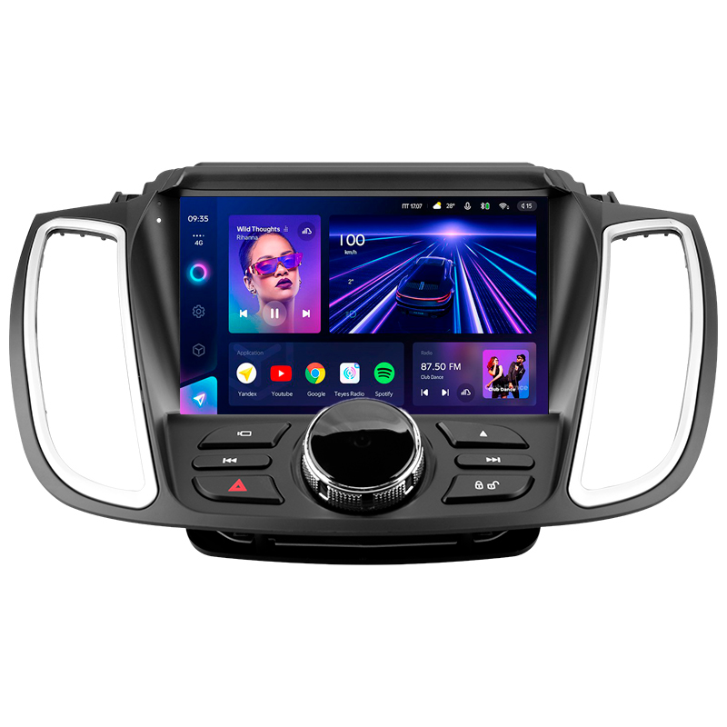 Android head unit Teyes CC3 4+32 Gb Ford Kuga 2 Escape 3 2012 - 2019 (B) 9" (buttons) (L2)