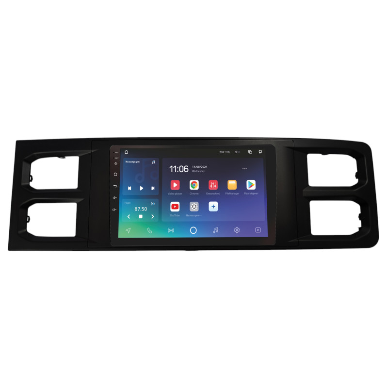 Android head unit SIGMA X10464 ANDROID 10 4+64 Gb 4G DSP Ford TRANSIT 2021-2023 LHD BLACK 10"
