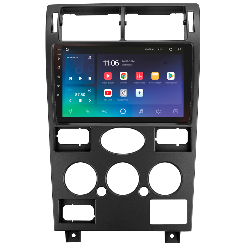Android head unit SIGMA X9432 ANDROID 10 4+32 Gb 4G DSP Ford Mondeo 3 2000-2007 (F1) 9"