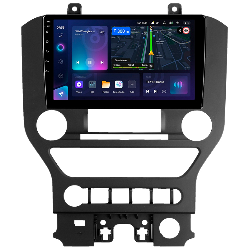 Android head unit Teyes CC3L 4+64 Gb Ford Mustang VI S550 (F2) 2014-2023 9" (L2)