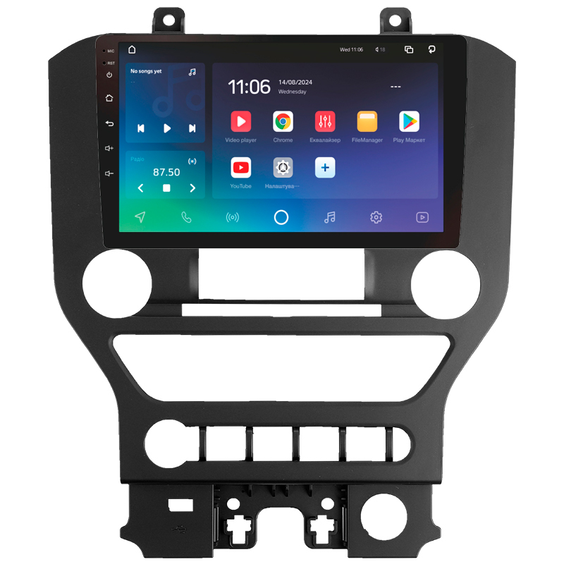 Android head unit SIGMA PRO 9464 ANDROID 10 4+64 Gb 4G DSP Ford Mustang VI S550 (F2) 2014-2023 9" (L2)