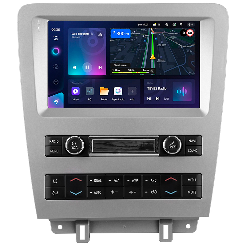 Android head unit Teyes CC3L 4+64 Gb Ford Mustang 5 S-197 (F2) 2009-2014 9" (L3)